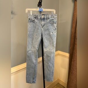 GAP Kids Faded Blue Denim Jeans 14 adjustable waist boys‎